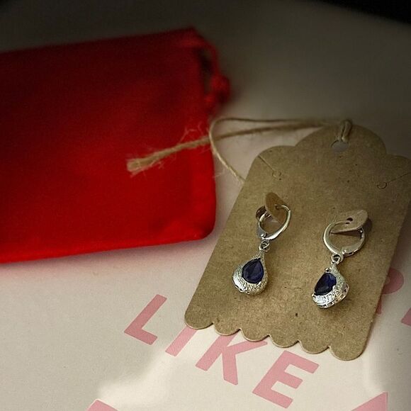 The Inspiration Drop Earrings 925 topaz - Picture 6 of 9